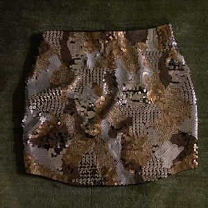 NWT!!!!!! Express Sequin Mini Skirt